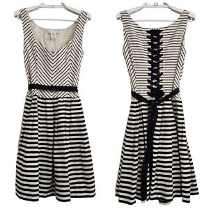 Anthropologie Corey Lynn Calter Monochromatic Corset Dress Sleeveless Pockets